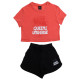 Target Παιδικό σετ Crop Top & Shorts Single Jersey Set ''Queen''
